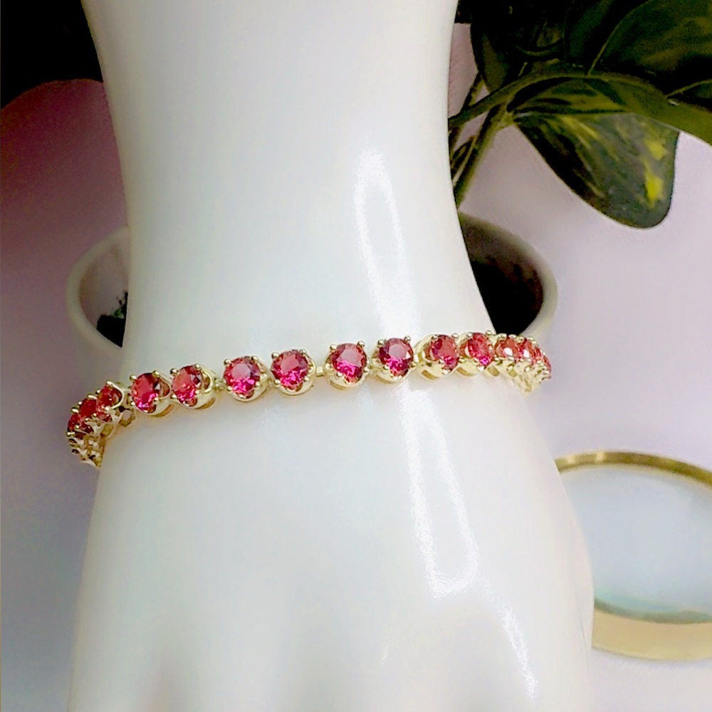 Luxury Tennis Bracelet-14K Gold Plated